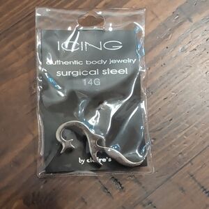 Icing Silver Star Surgical Steel Jewelry